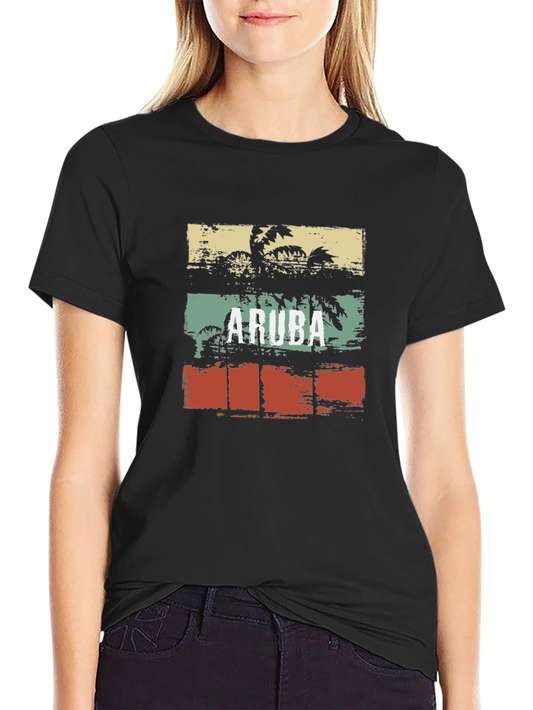 Aruba Palm Tree Graphic Tee