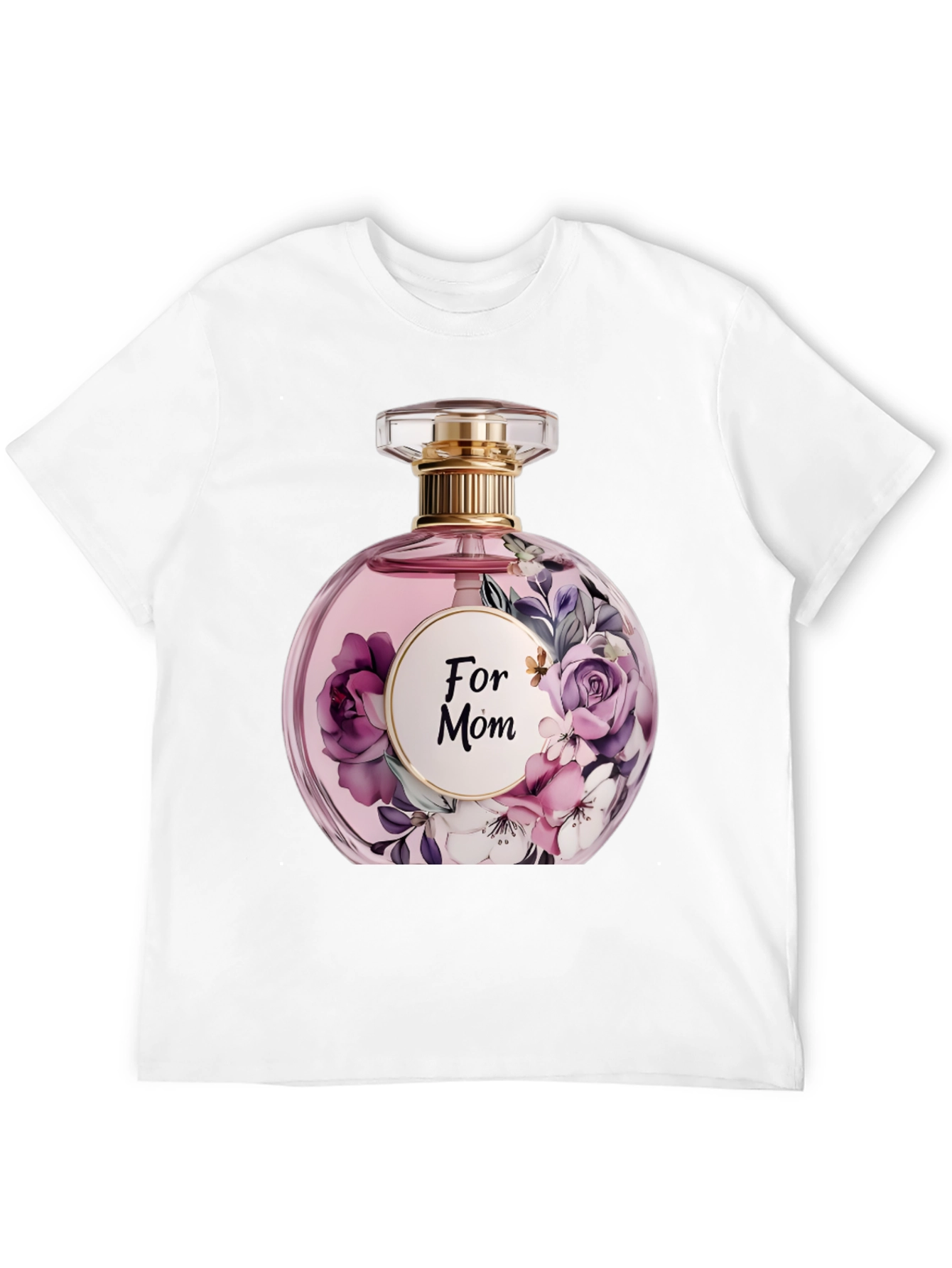 Floral Perfume For Mom Graphic T-Shirt