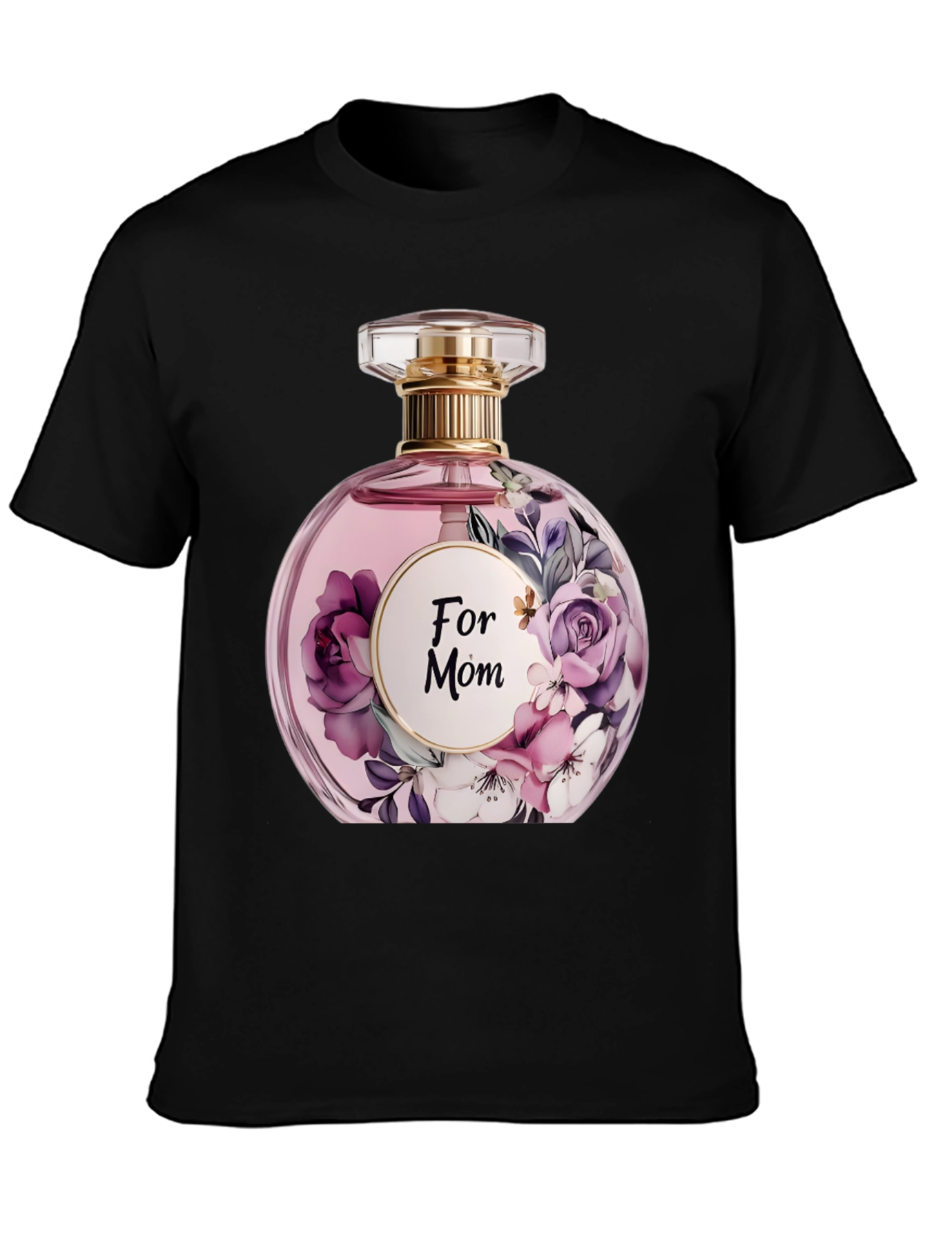 Floral Perfume For Mom Graphic T-Shirt