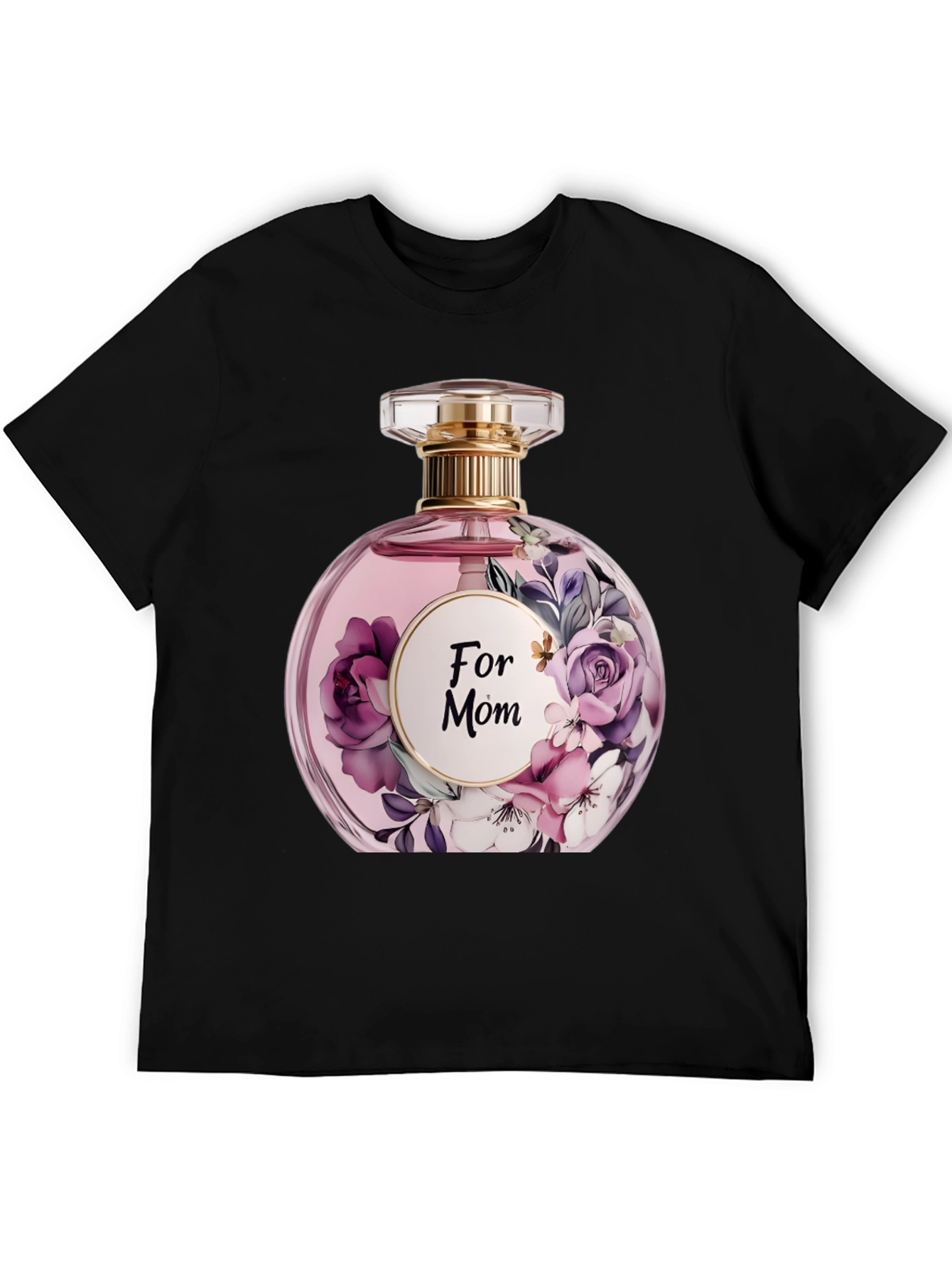 Floral Perfume For Mom Graphic T-Shirt