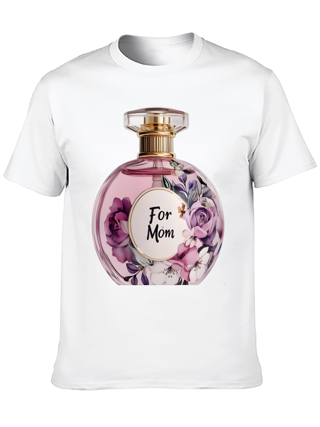 Floral Perfume For Mom Graphic T-Shirt