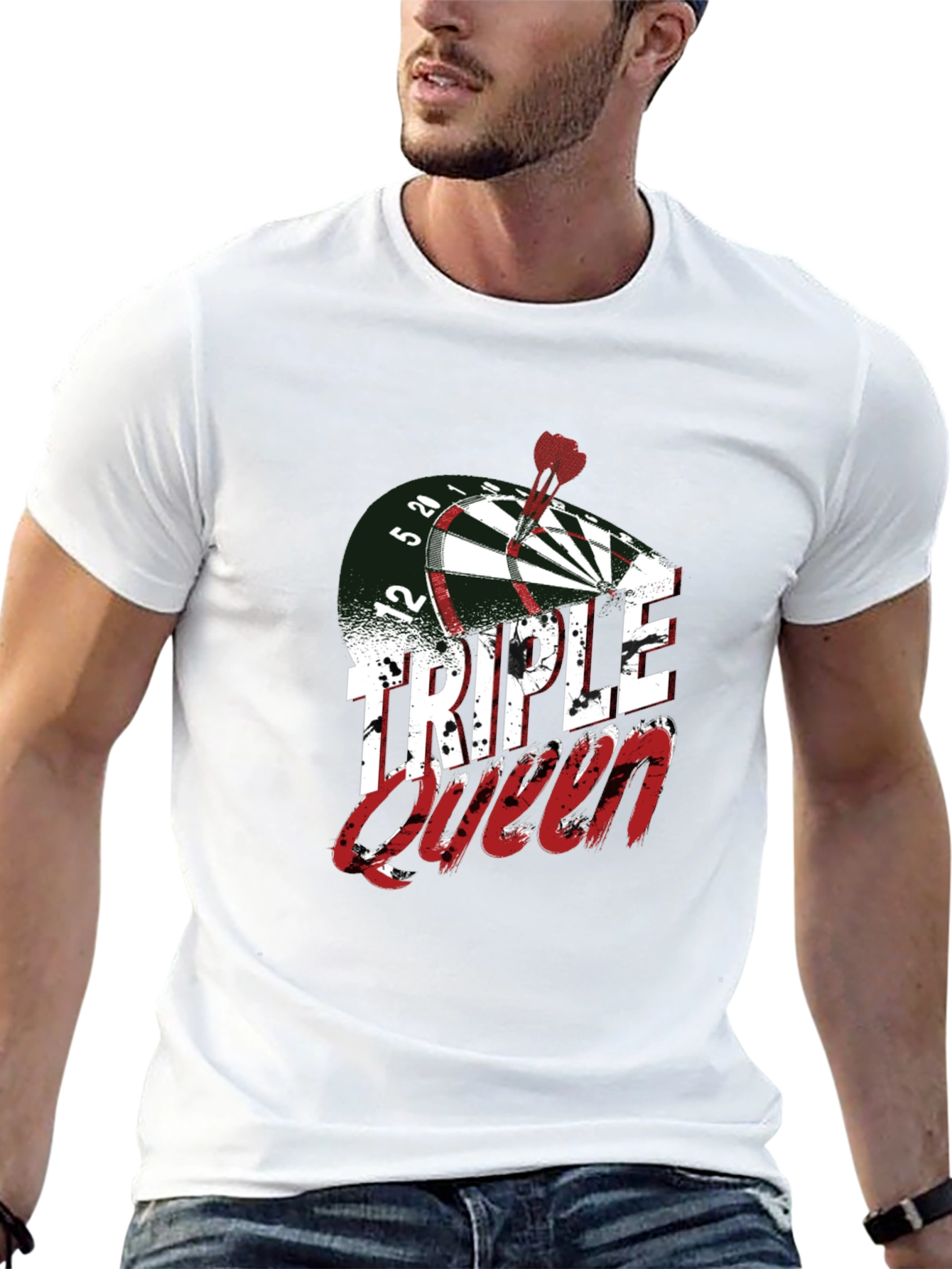 Triple Queen Dart Graphic Tee