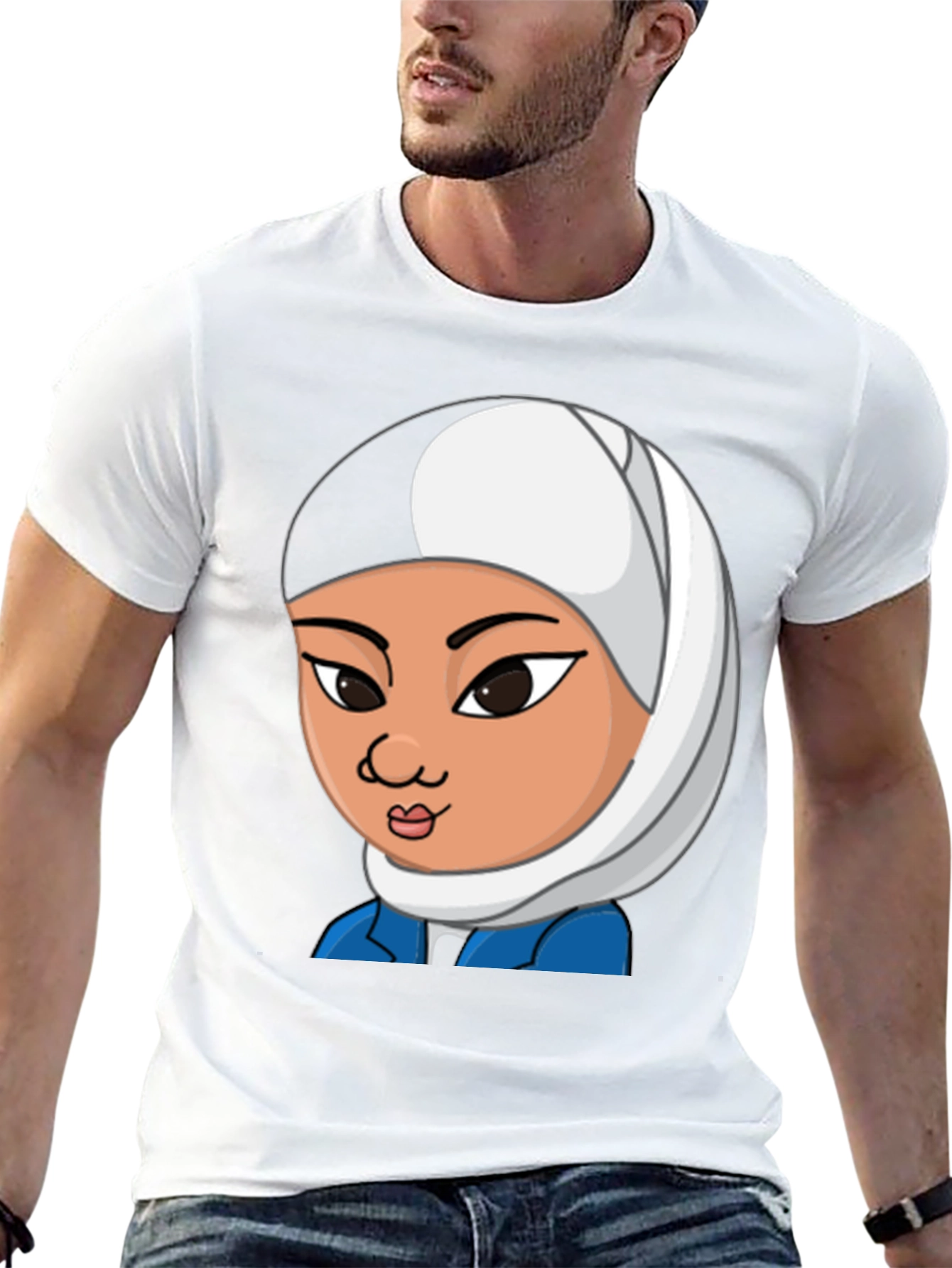 Cartoon Avatar T-Shirt - Black
