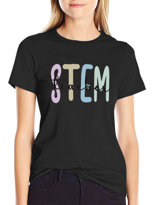 STEM Teacher Black T-Shirt