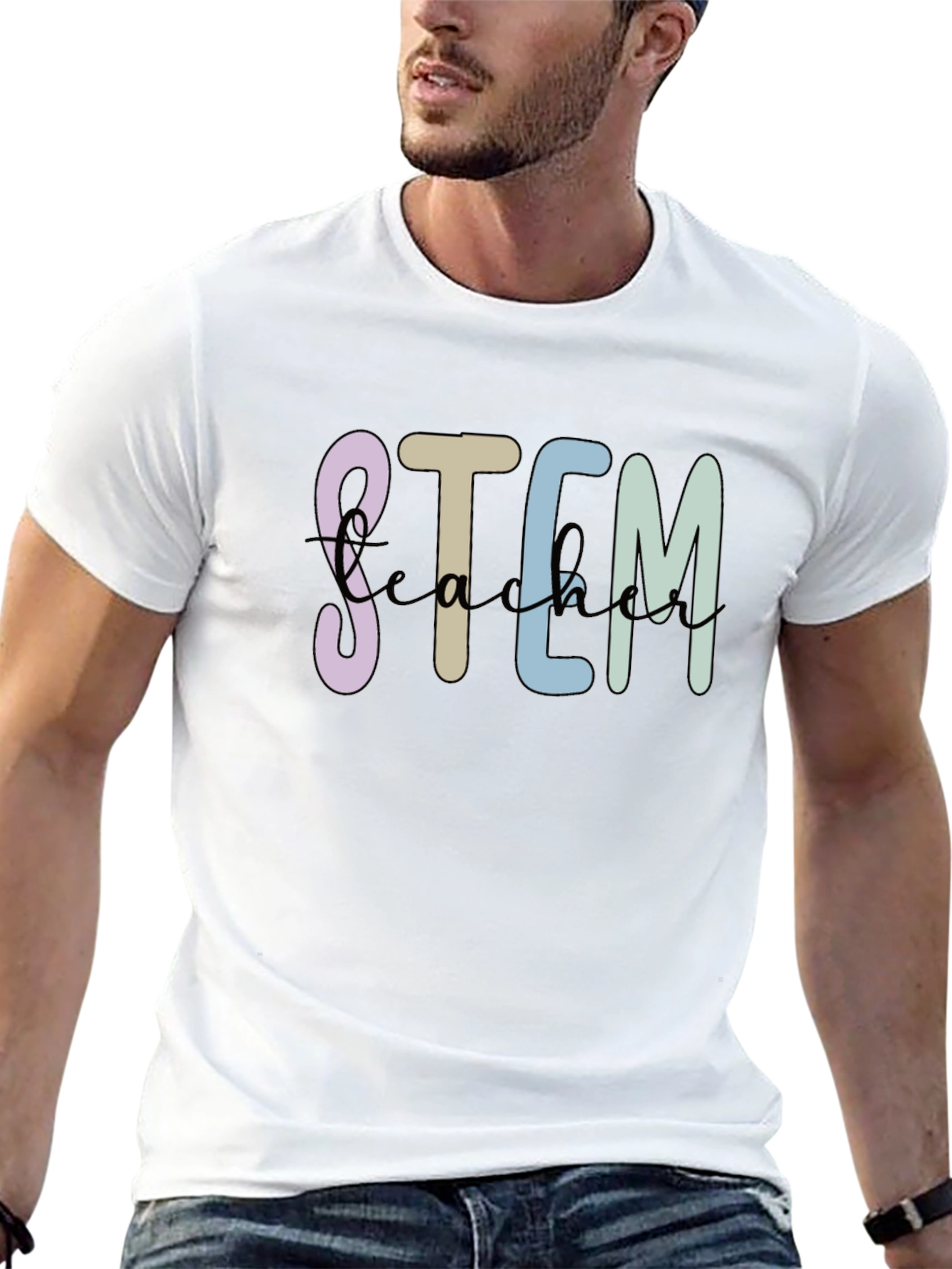 STEM Teacher Black T-Shirt