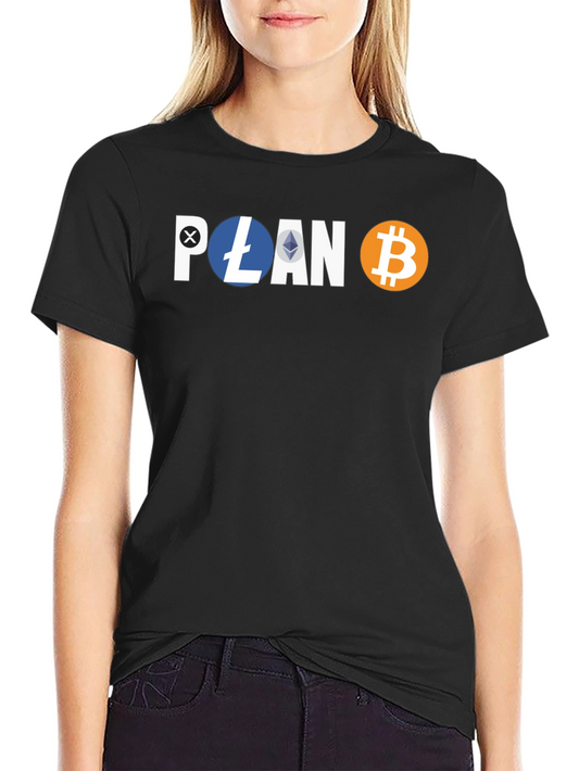 Crypto Hodler Black T-Shirt - Bitcoin Litecoin Ethereum Design