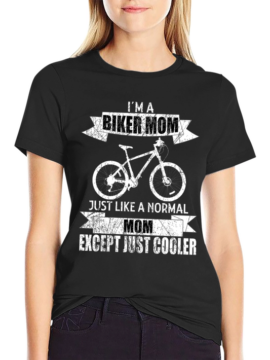 Im a Biker Mom T-Shirt - Cool Graphic Tee