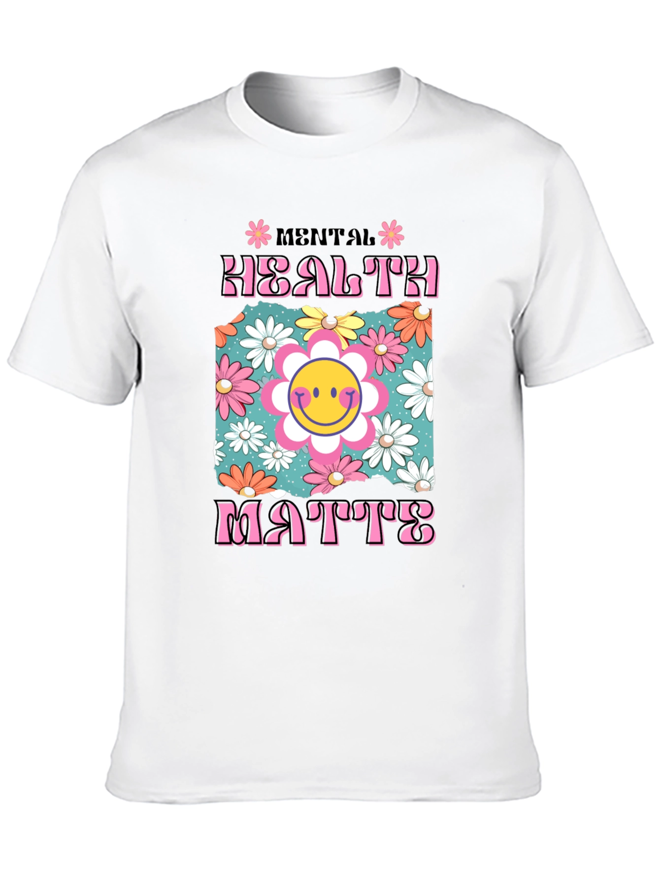 Mental Health Matters Graphic Tee - Positive Vibes