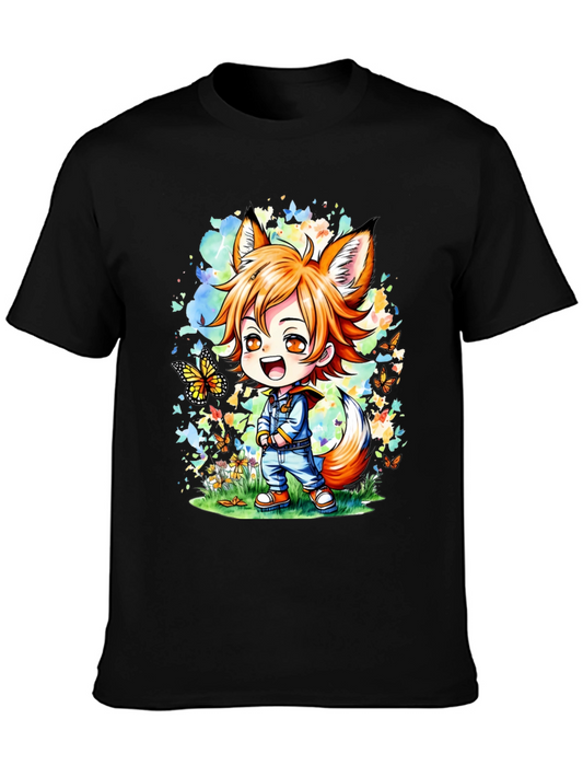 Anime Fox Boy T-Shirt