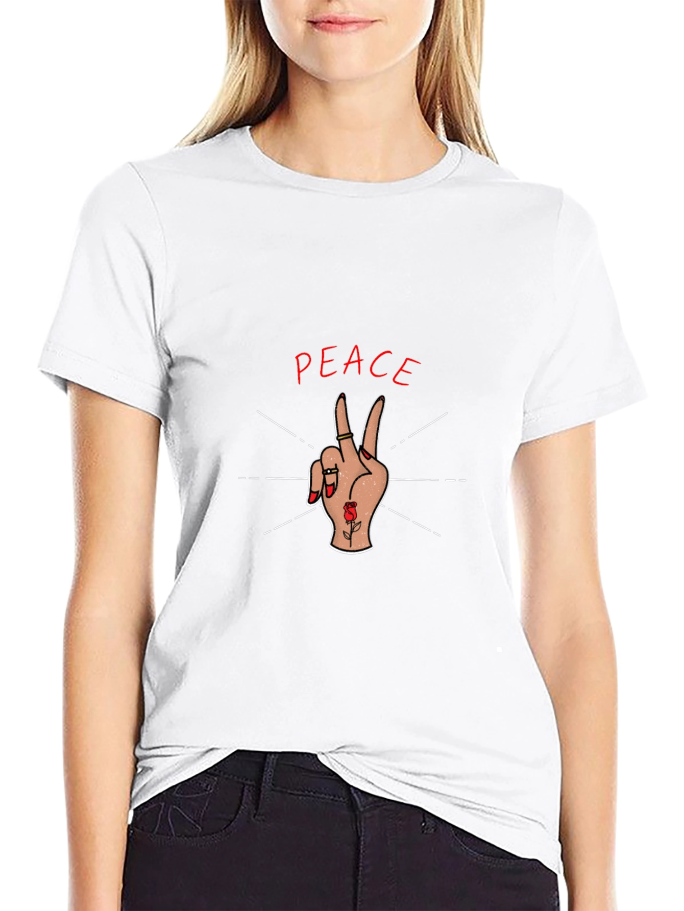 Peace Sign Graphic Tee