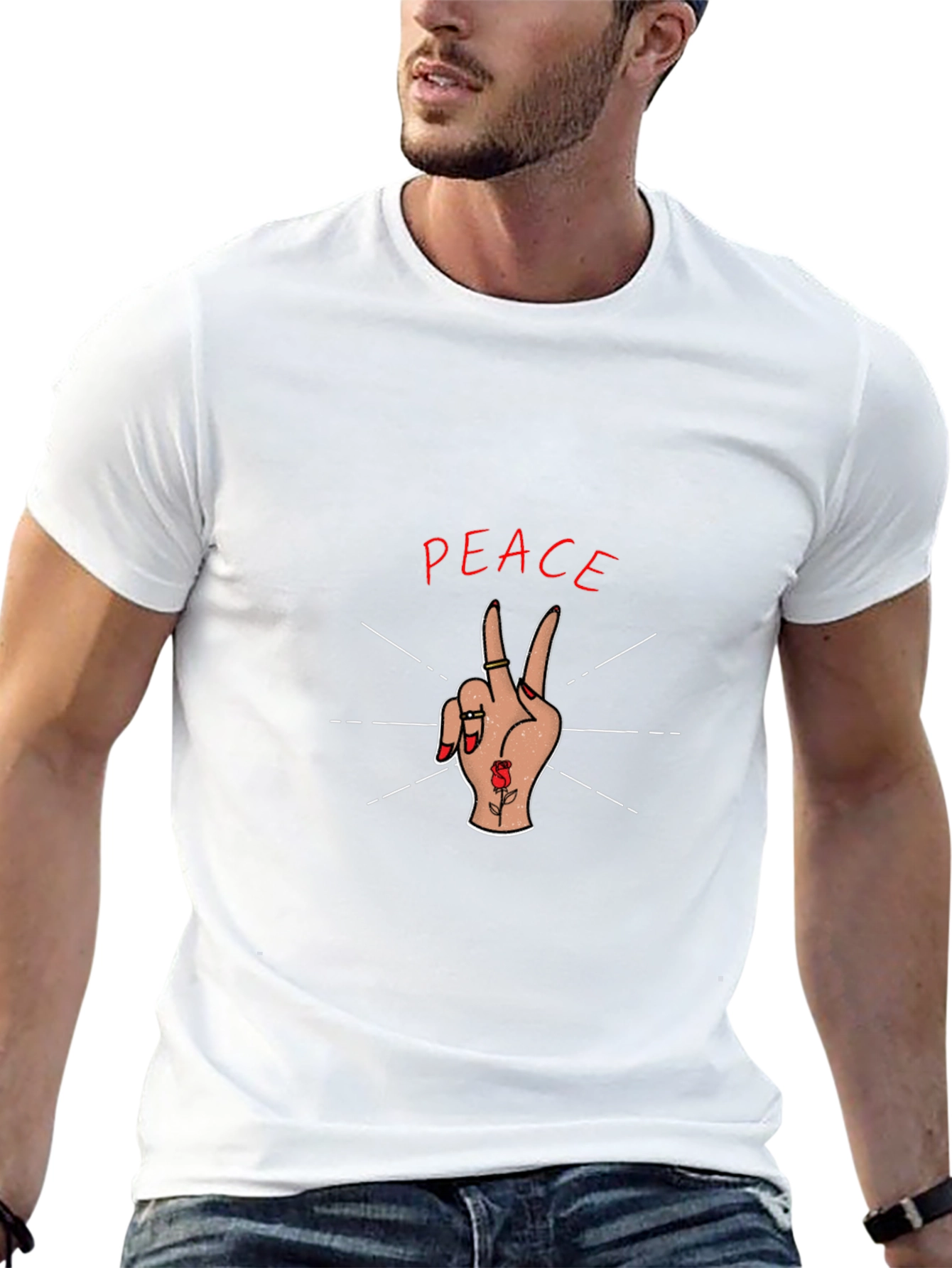 Peace Sign Graphic Tee