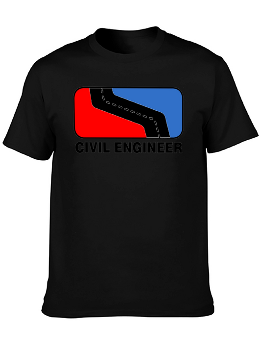 Civil Engineer T-Shirt Road Design