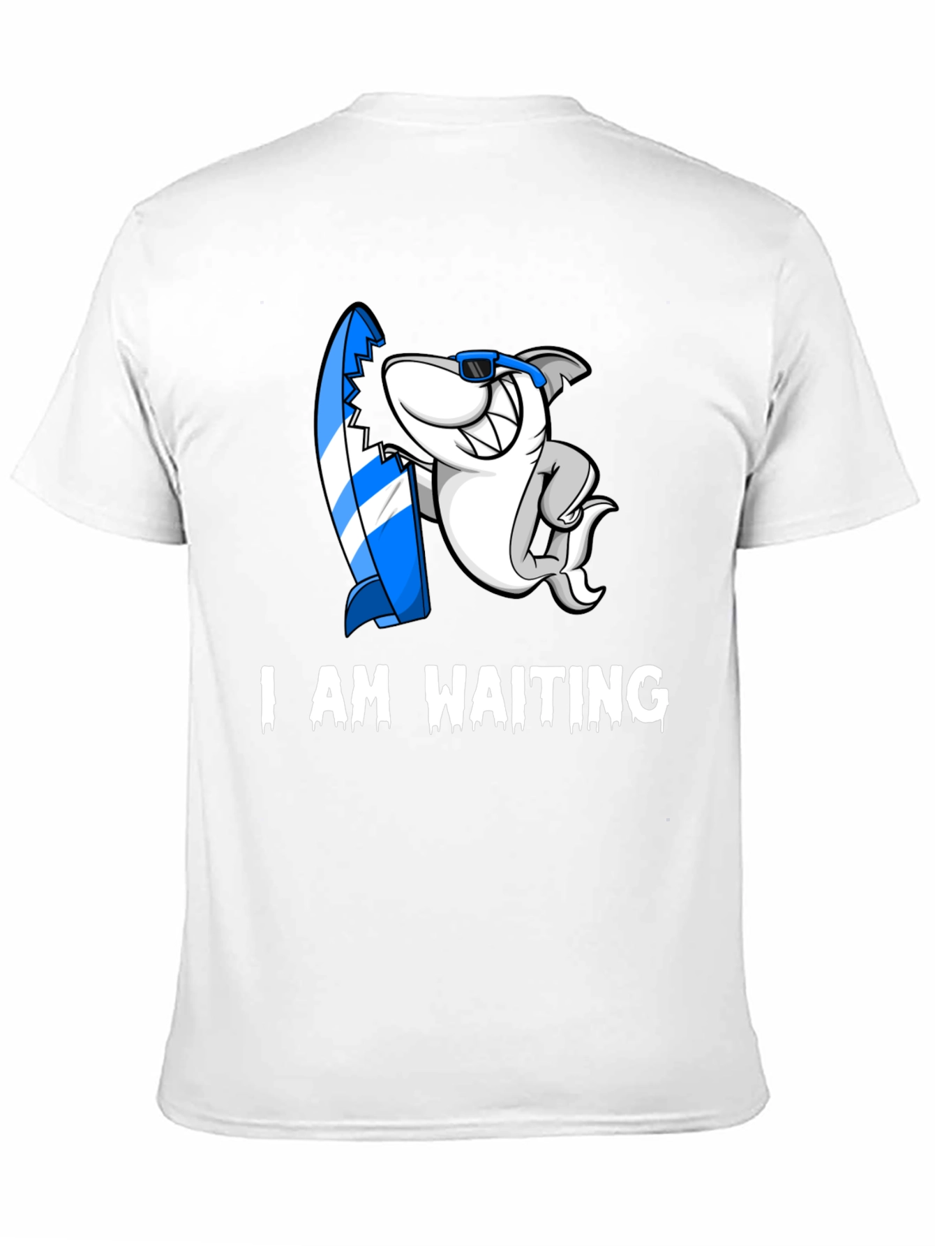 I Am Waiting Shark Graphic T-Shirt