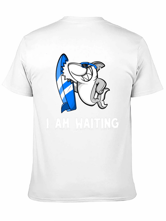 I Am Waiting Shark Graphic T-Shirt