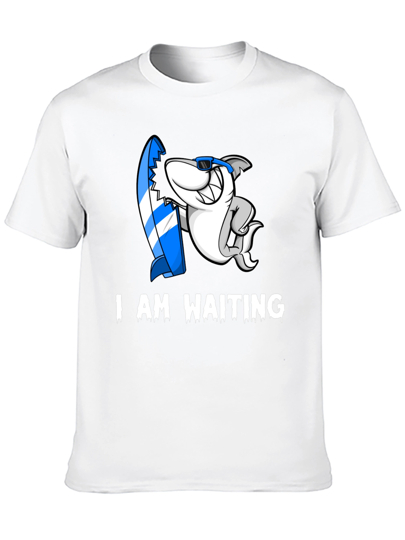 I Am Waiting Shark Graphic T-Shirt