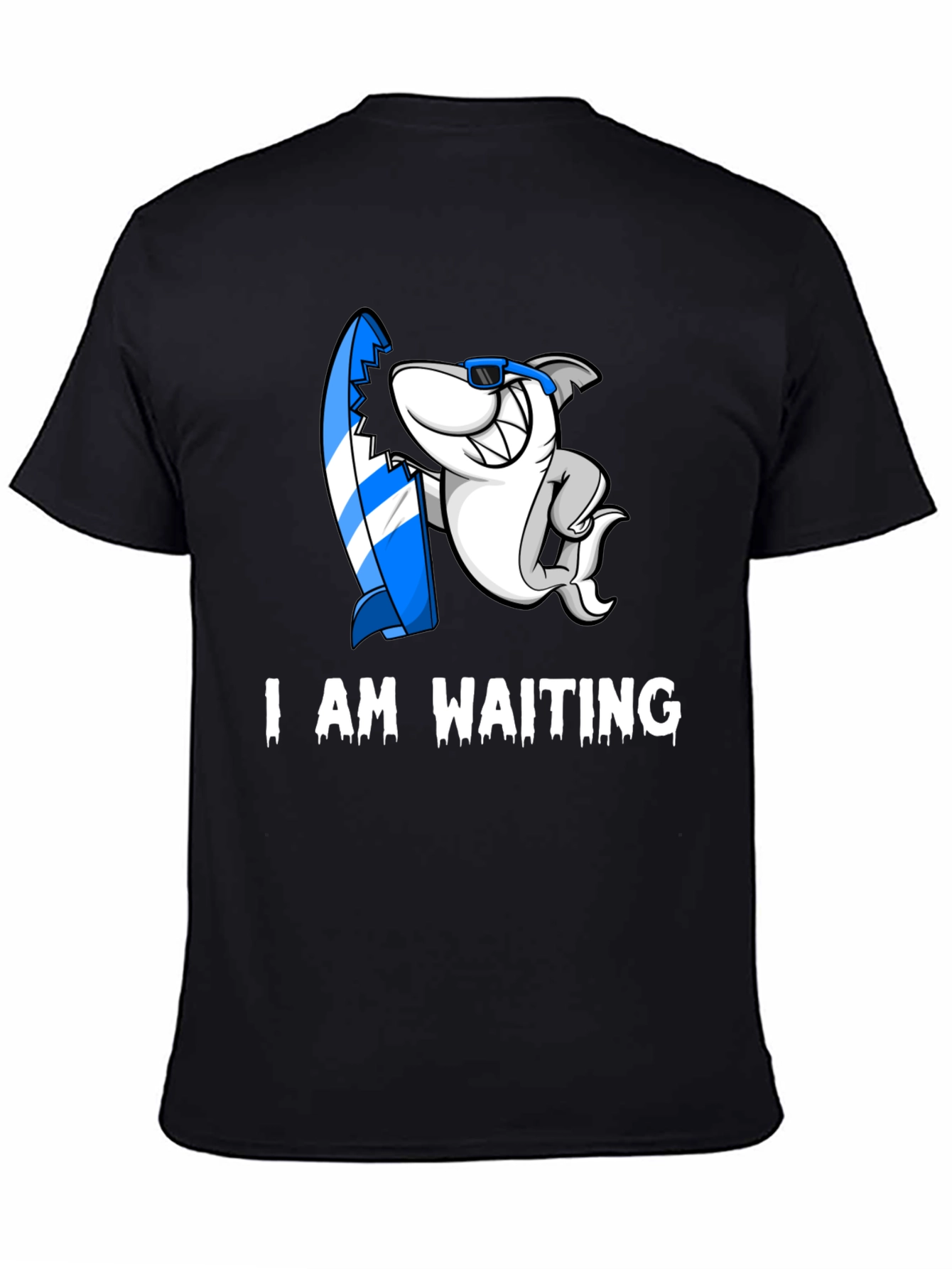 I Am Waiting Shark Graphic T-Shirt