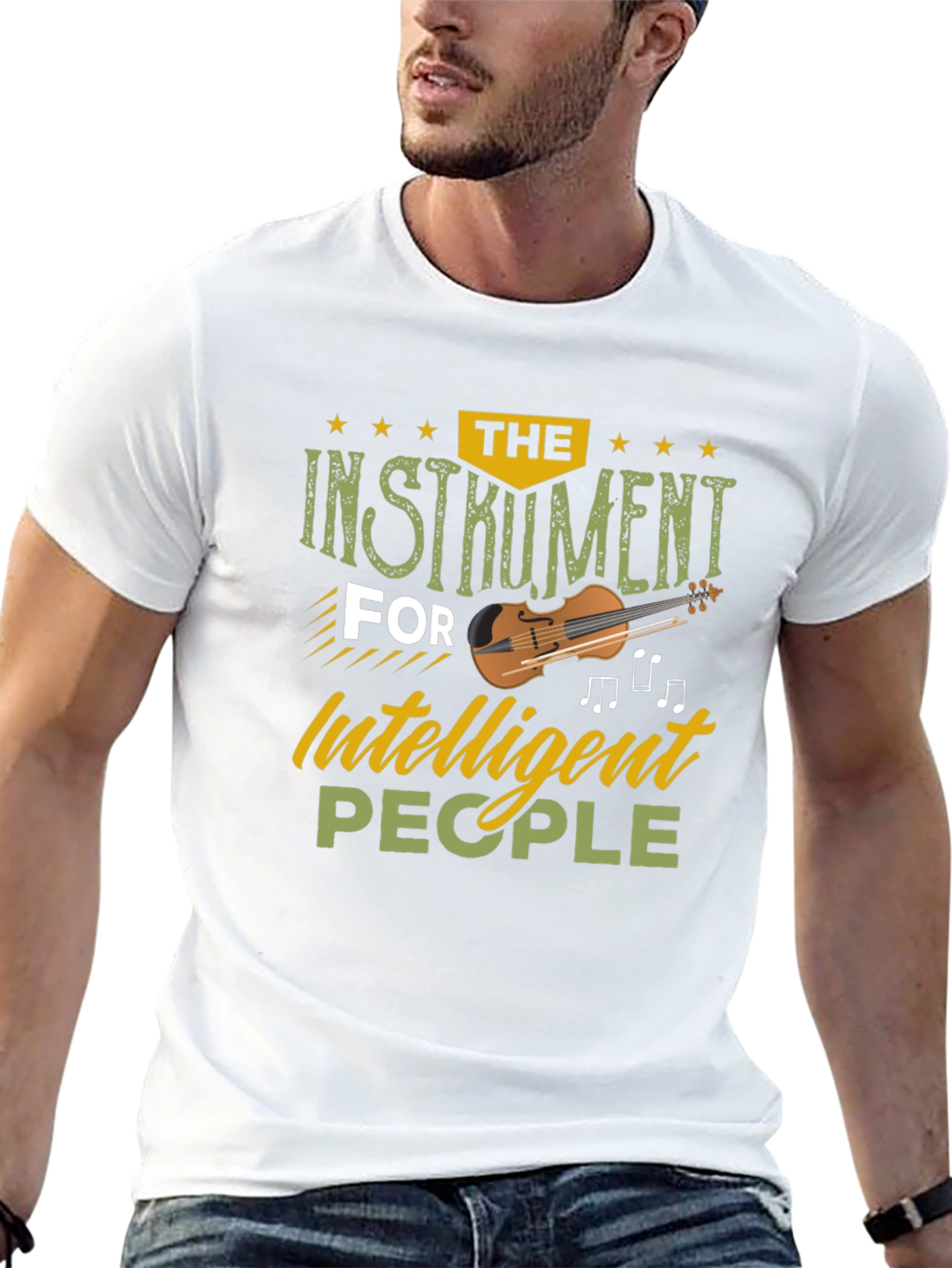 Intelligent People Instrument Graphic T-Shirt