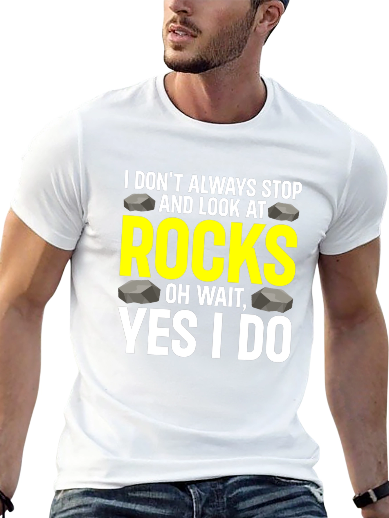 I Stop & Look at Rocks T-Shirt