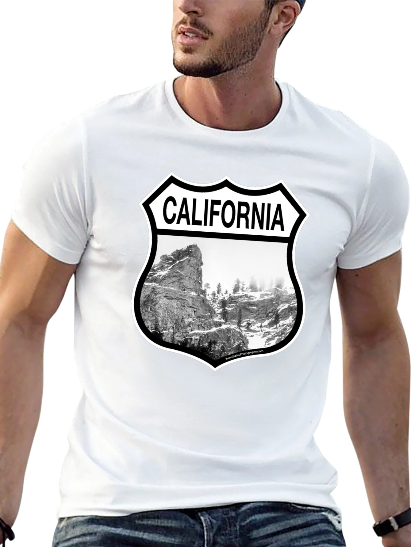 California Graphic T-Shirt - Black