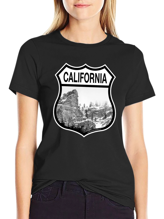 California Graphic T-Shirt - Black