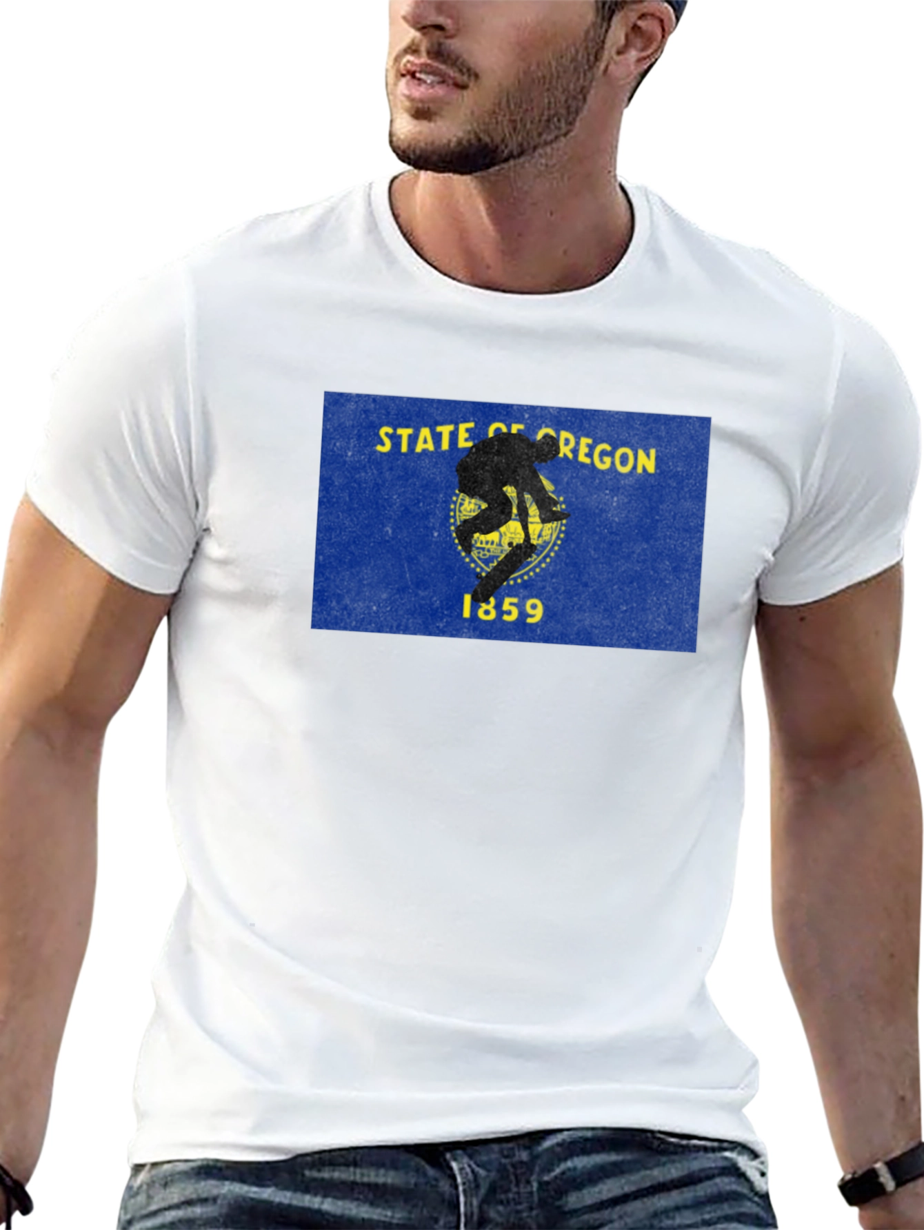 Oregon State Flag Graphic T-Shirt