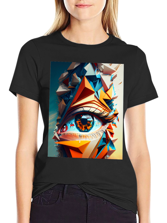 Abstract Eye Graphic T-Shirt