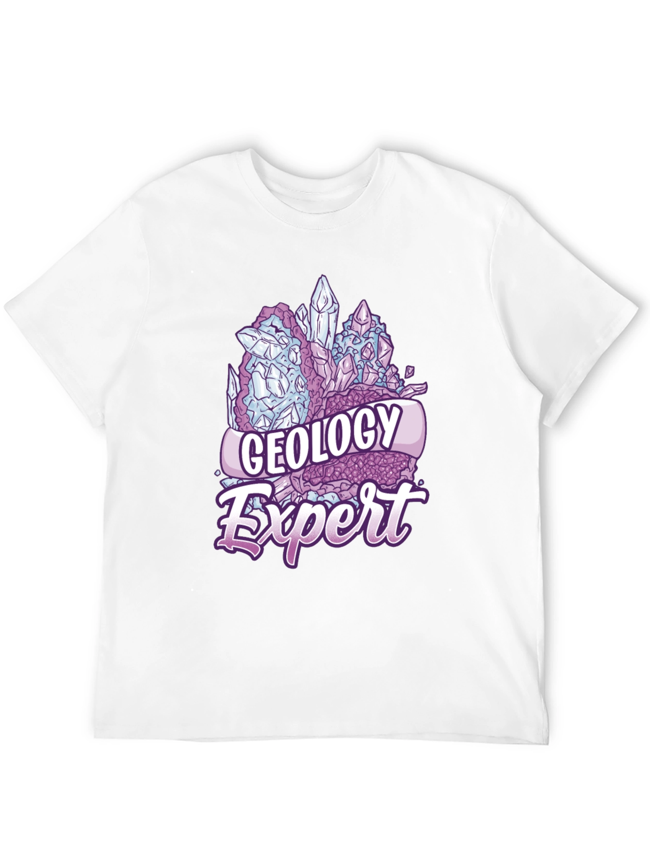 Geology Expert T-Shirt - Crystal Design