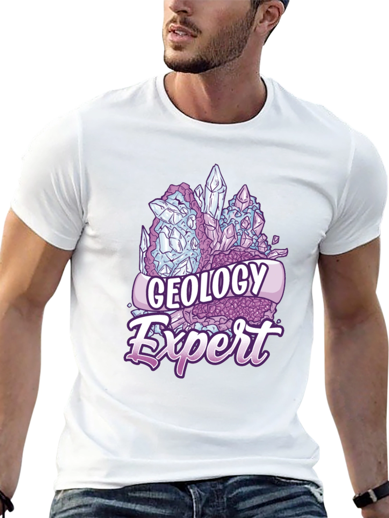 Geology Expert T-Shirt - Crystal Design