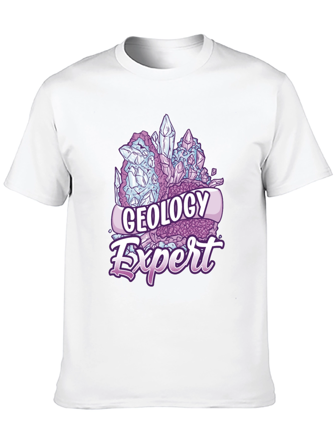 Geology Expert T-Shirt - Crystal Design