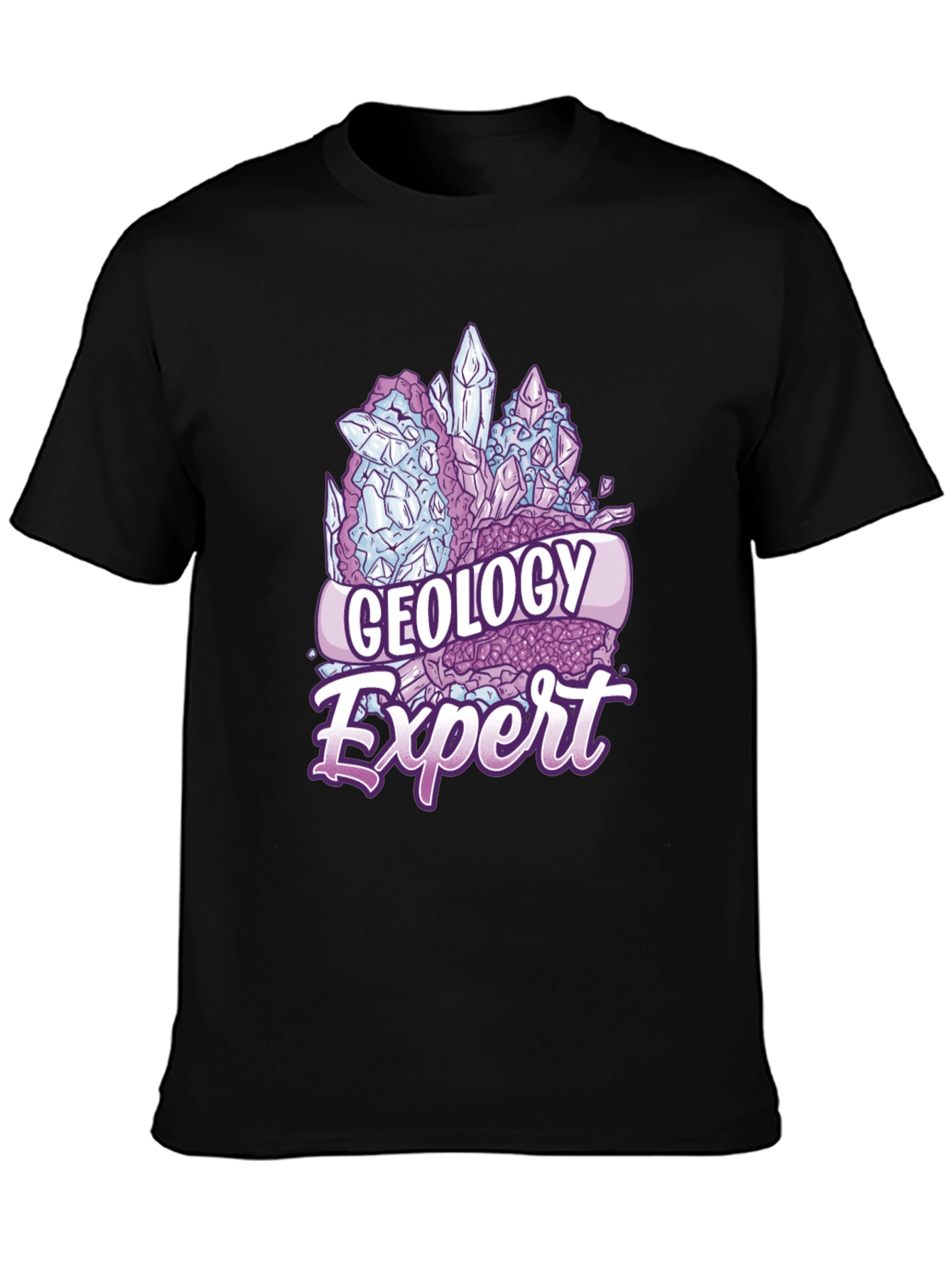 Geology Expert T-Shirt - Crystal Design
