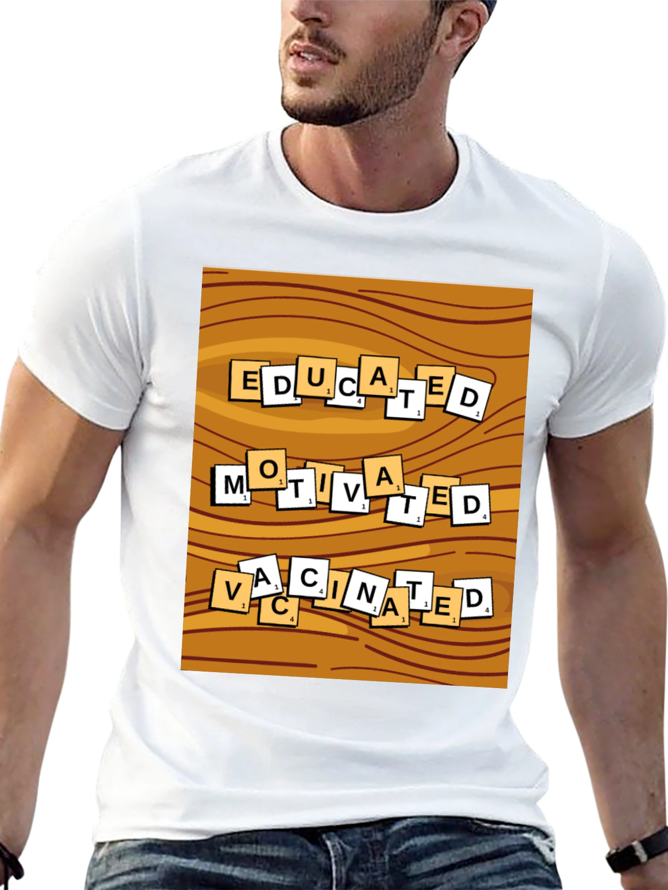 Educated Motivated Vaccinated T-Shirt