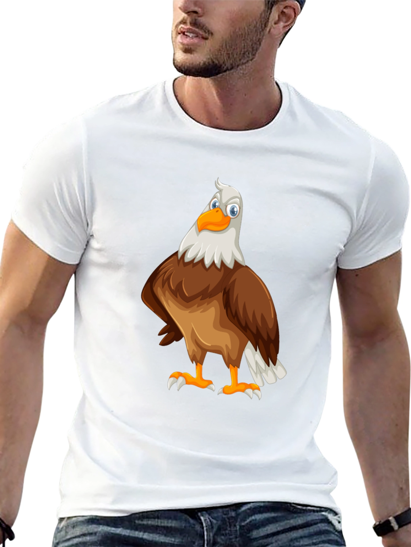 Eagle Graphic T-Shirt - Classic Black Tee