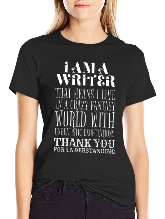 Writer T-Shirt - Crazy Fantasy World Tee