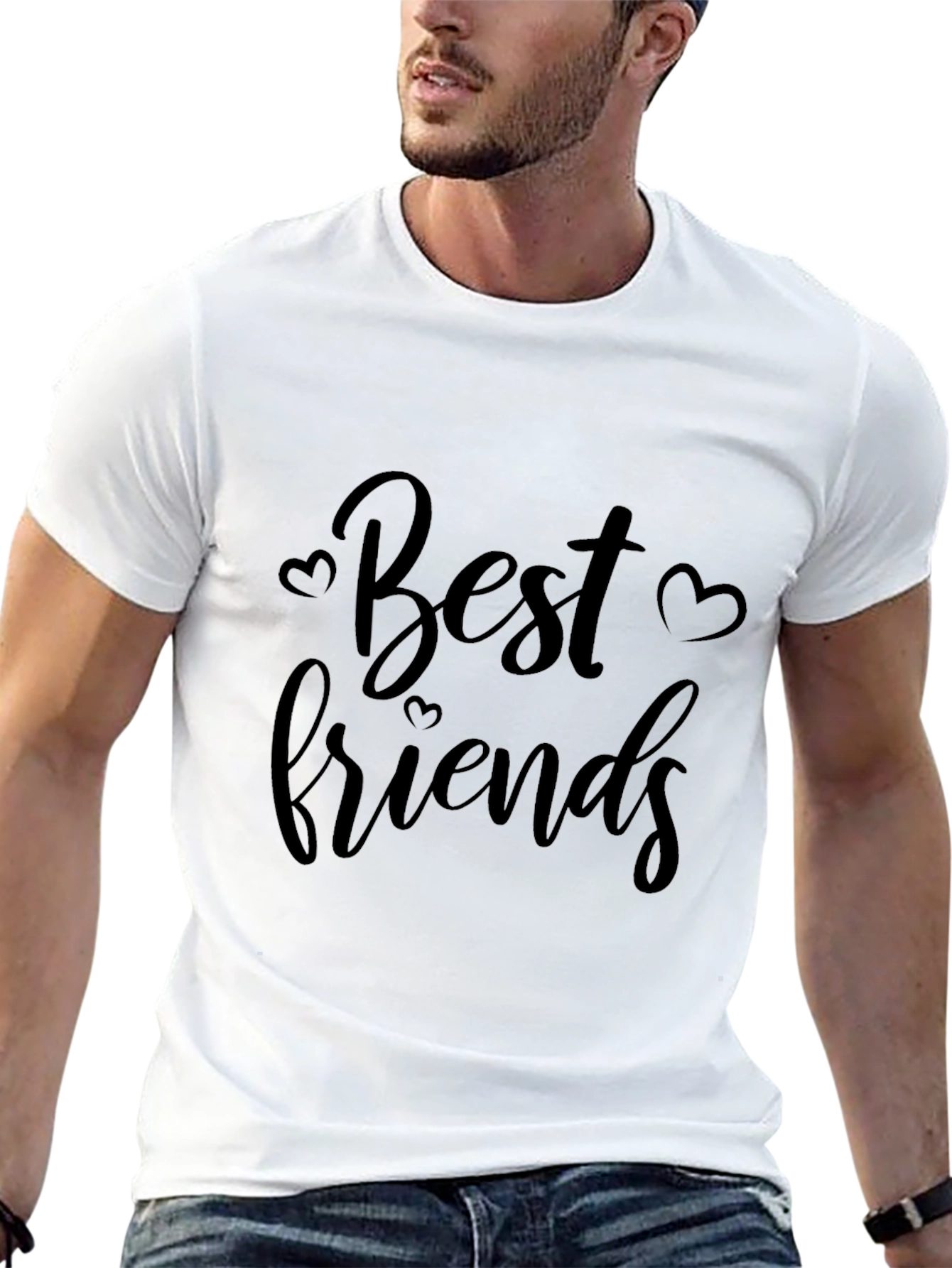 Best Friends Graphic Tee - Black