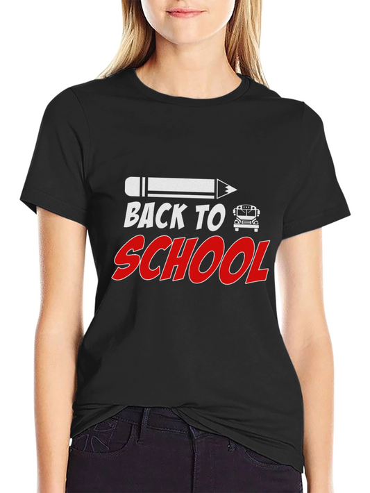 Back to School Graphic Tee - Black