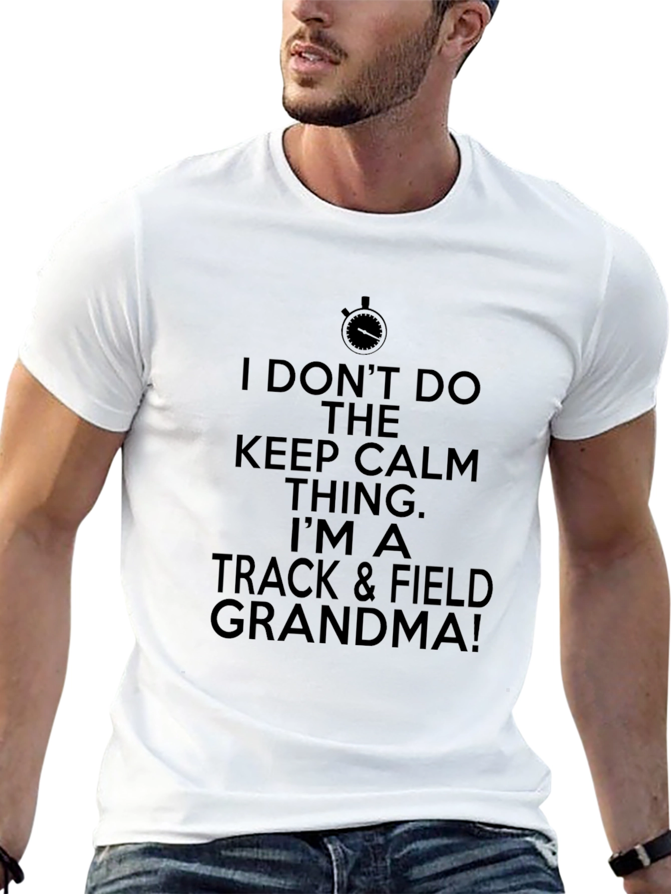 Track & Field Grandma Graphic T-Shirt