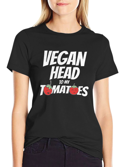 Vegan Head Tomatoes Graphic Tee