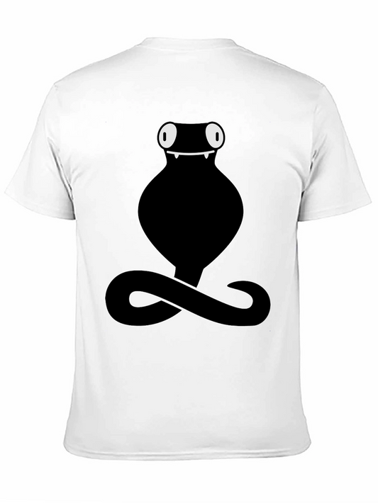 Black Snake Graphic Tee - Mens Cobra Design