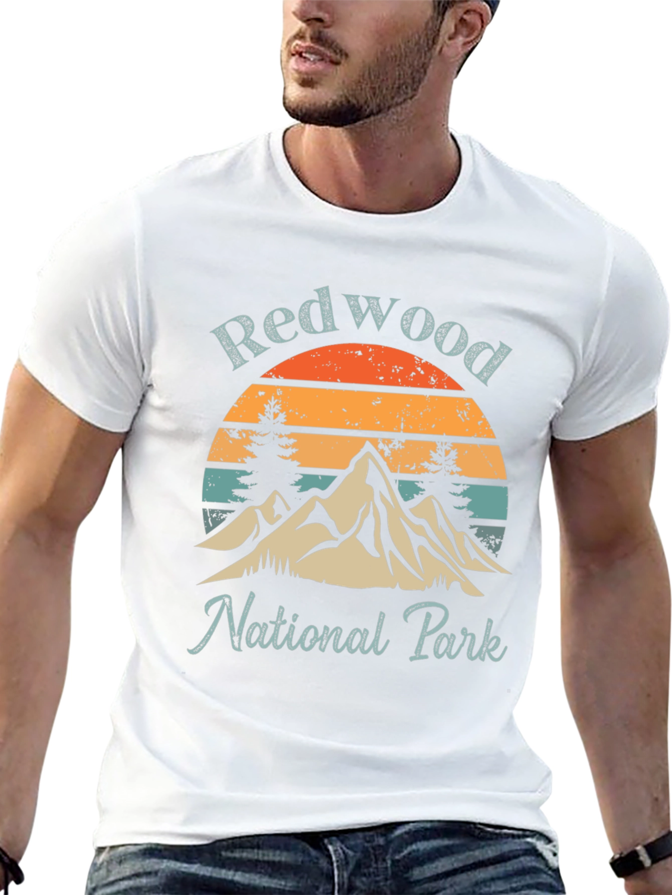 Redwood National Park Graphic Tee - Retro Style