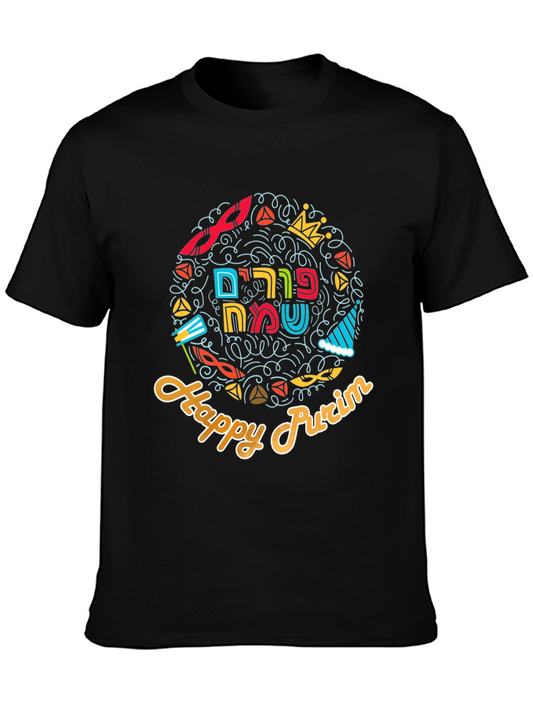 Happy Purim T-Shirt: Festive Holiday Celebration Tee