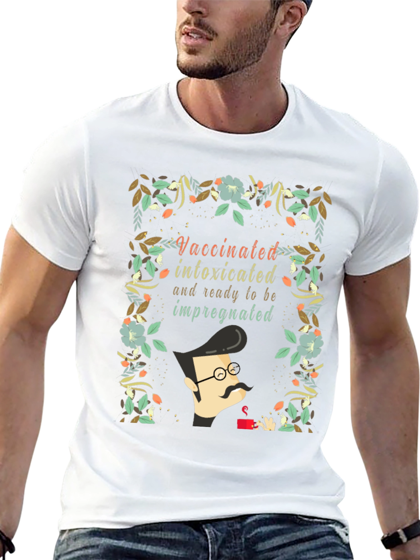 Vaccinated Intoxicated Ready T-Shirt