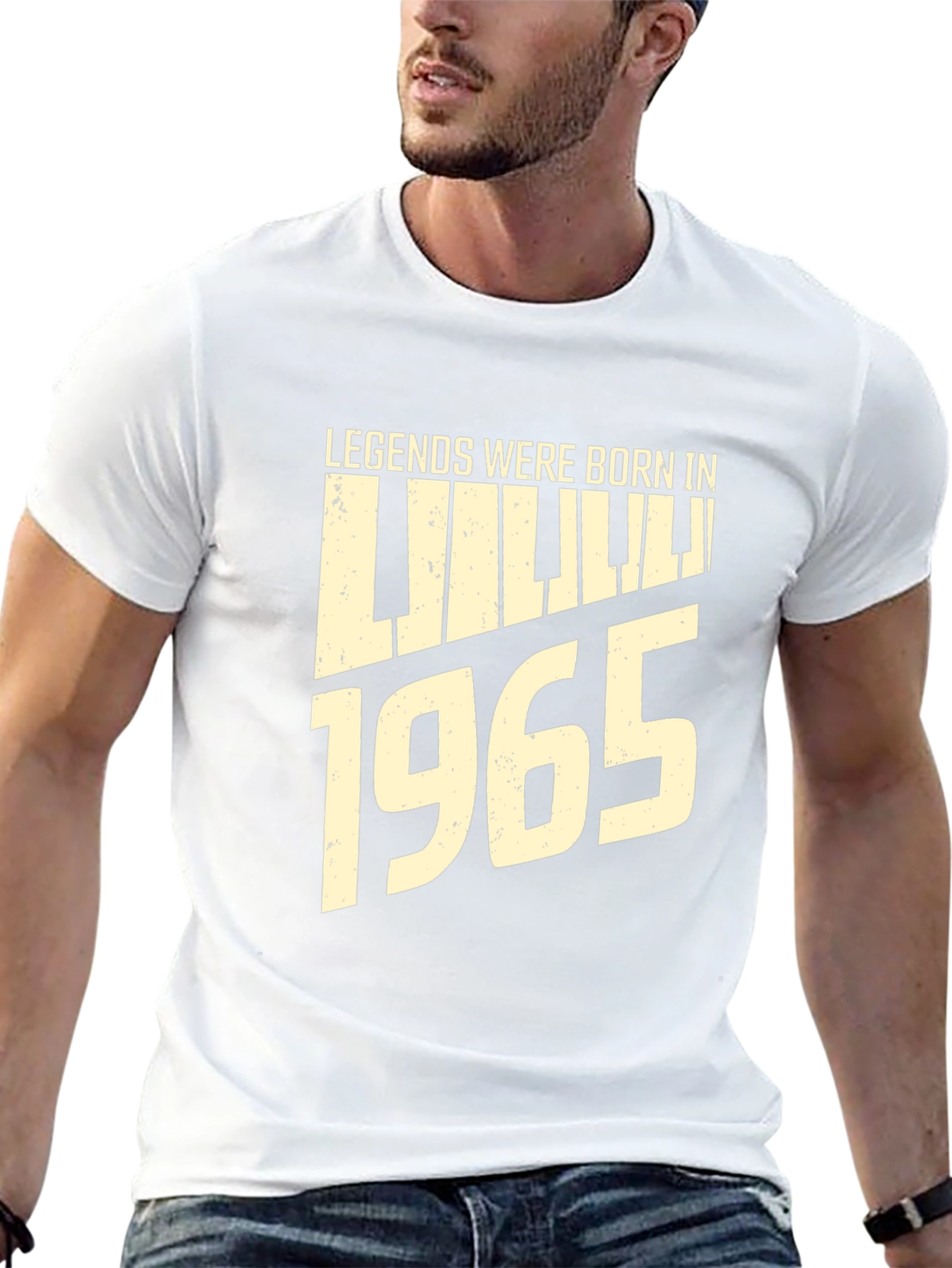 Legends Born in 1965 Graphic Tee - Black