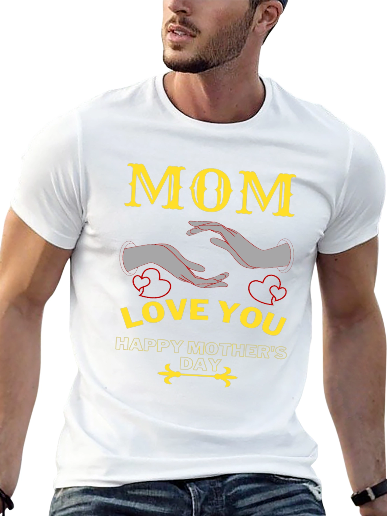 Mom Love You Happy Mothers Day T-Shirt