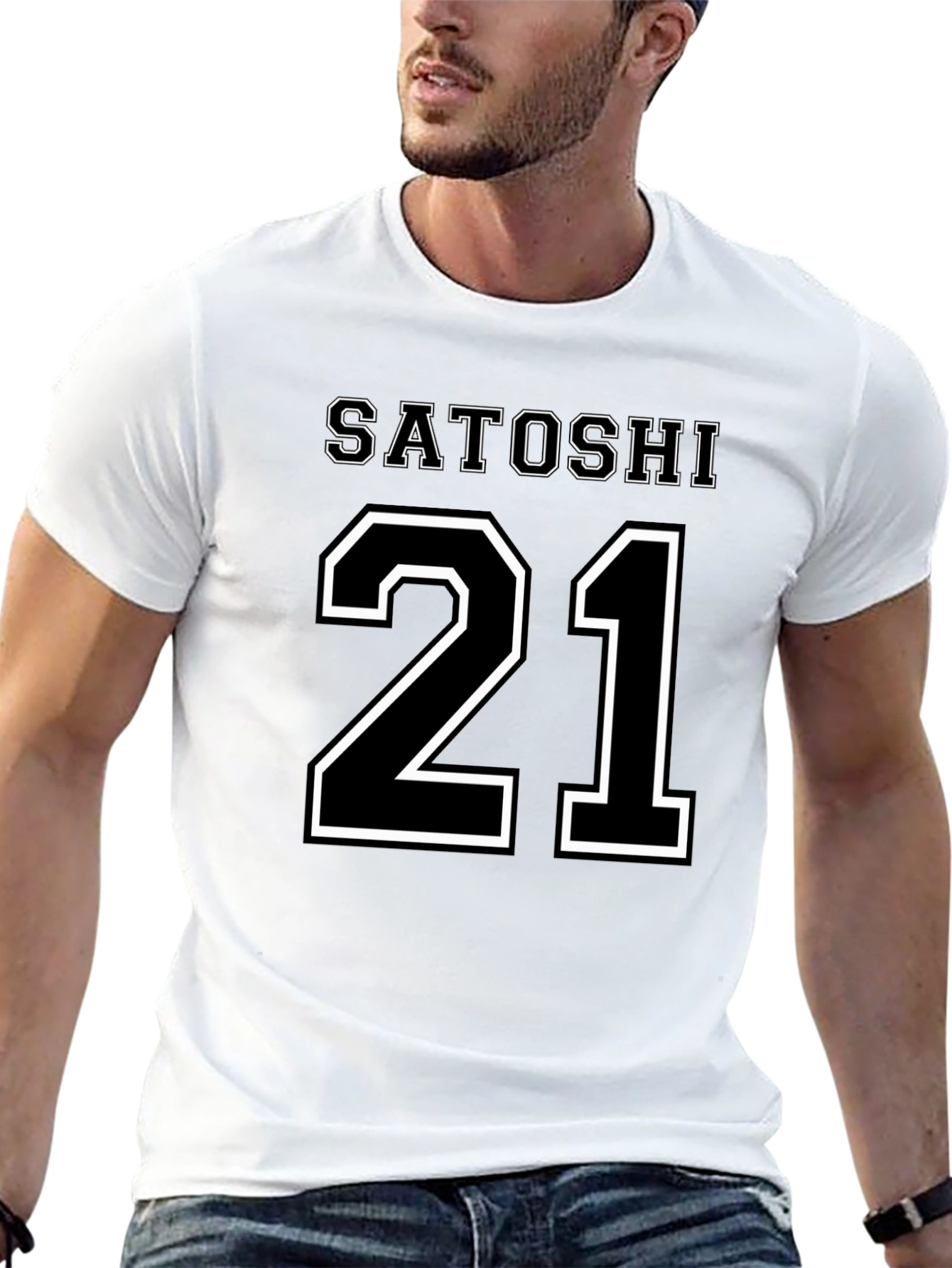 Satoshi 21 Graphic T-Shirt - Bitcoin Crypto Tee