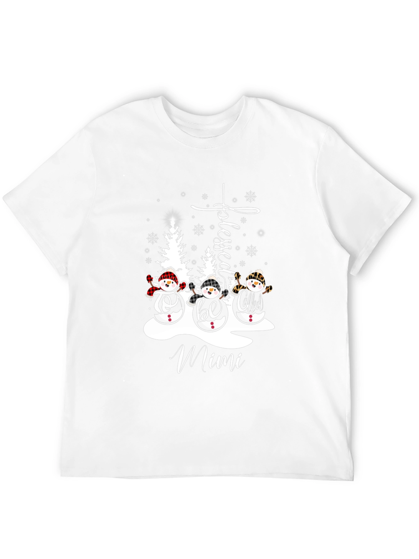 Blessed Mimi Snowman Graphic Tee