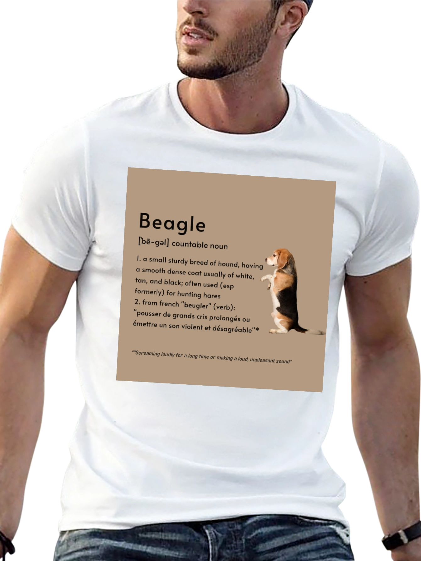 Beagle Definition Graphic T-Shirt - Dog Lover Tee