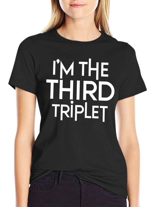 Im The Third Triplet Black T-Shirt
