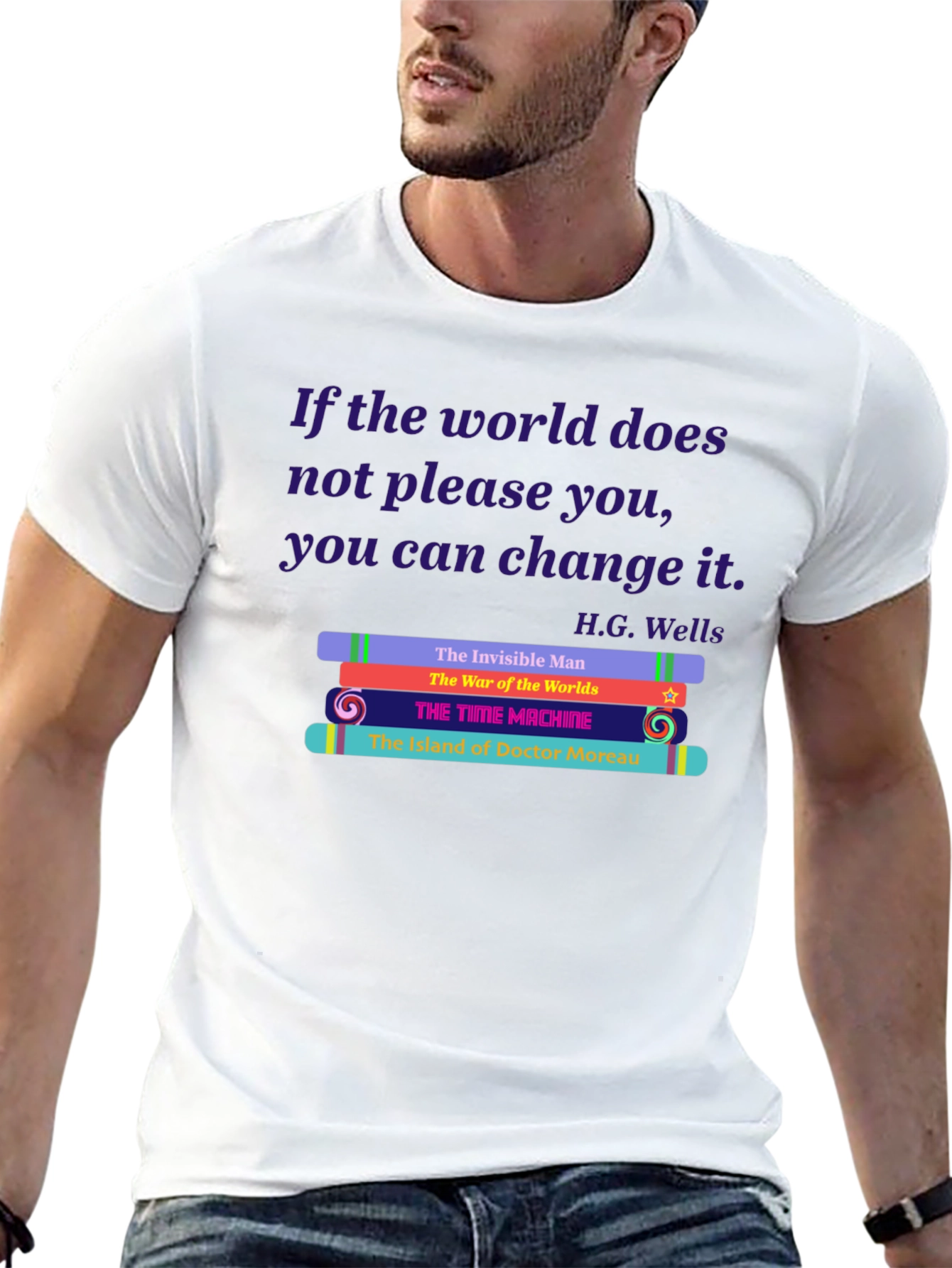H.G. Wells Book Lover T-Shirt