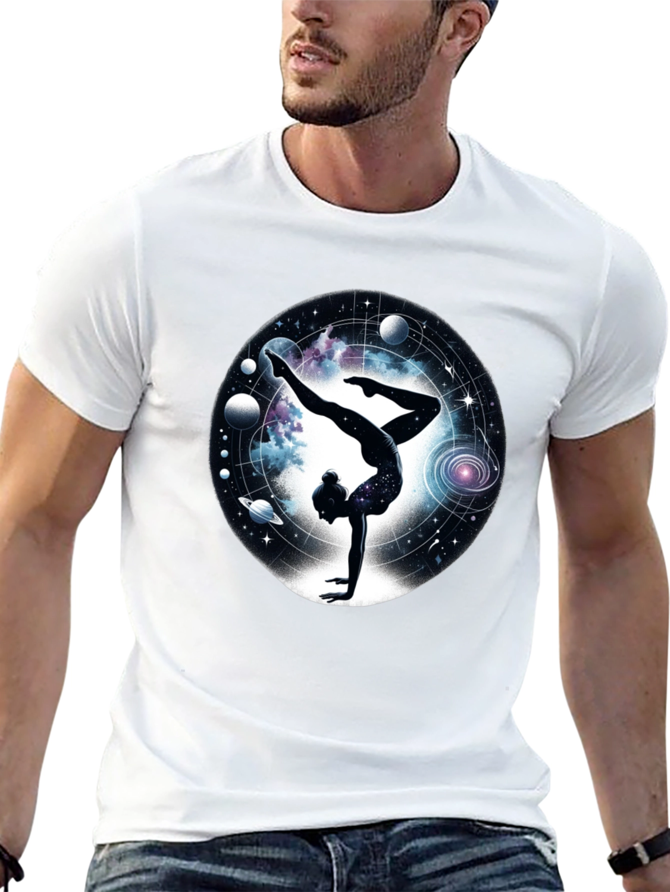 Cosmic Gymnast Black T-Shirt