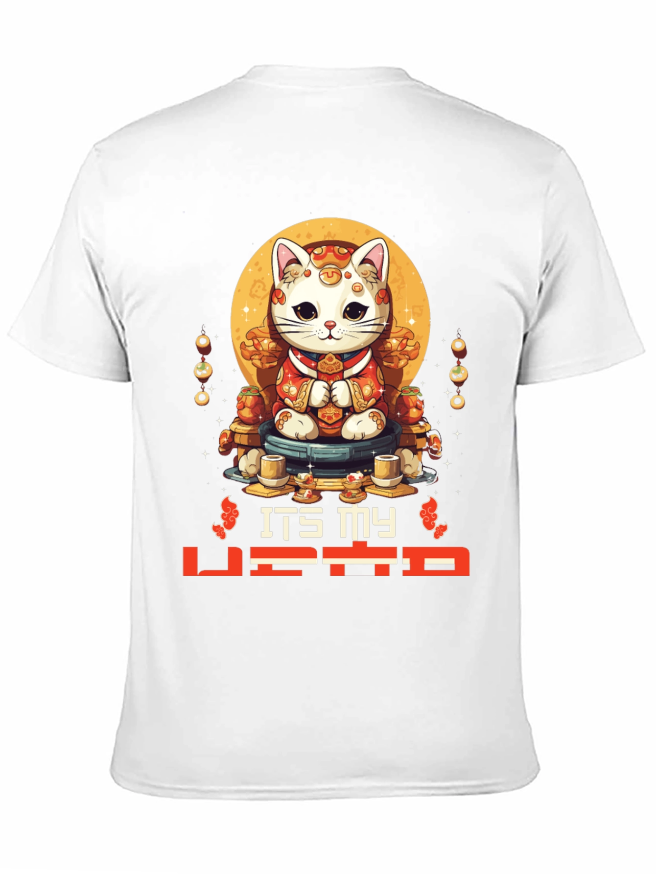Lucky Cat T-Shirt - Its My Vibe